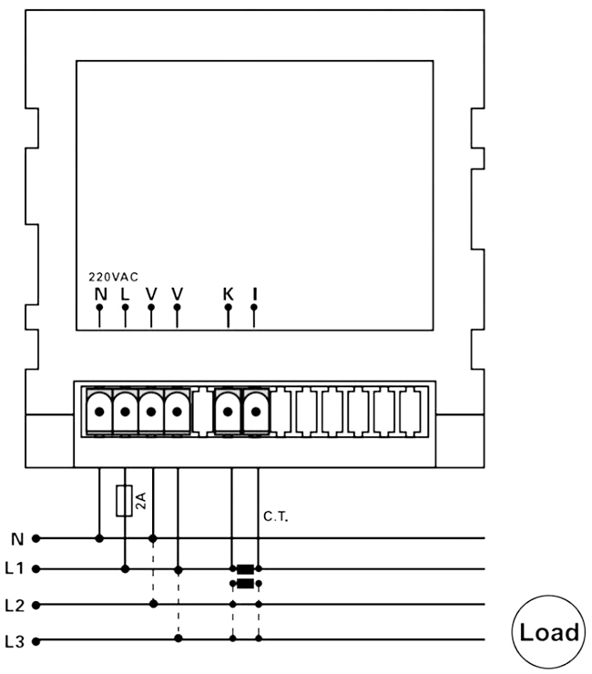 ILEC DVM3-96 Connection diagram