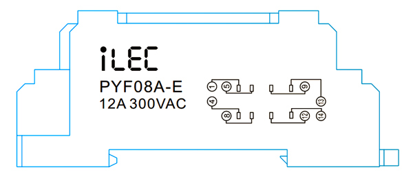 iLEC PYF08A-E – Connection diagram