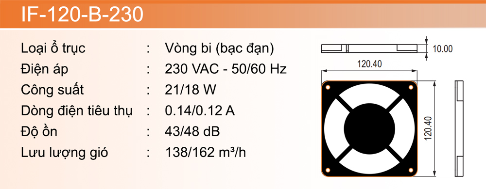 Technical Data IF-120-B-230