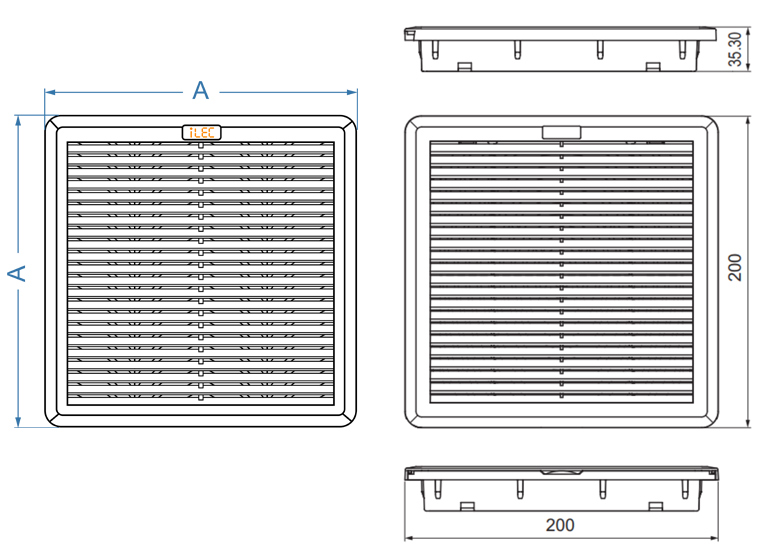 Dimension IL-FF200.230