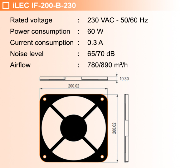 Technical Data IF-200-B-220 Technical Data IF-200-B-220